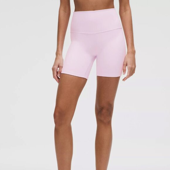 Lululemon Align™ High-Rise Short 6" in Pink Organza Size 6 BNWT - Picture 1 of 5